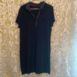 Cute as a button, Tommy H shirt dress! Adorable with white tennis shoes.